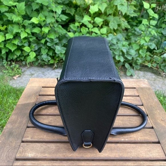 NWOT Aldo Black  Faux Leather Small Handbag - Picture 8 of 12